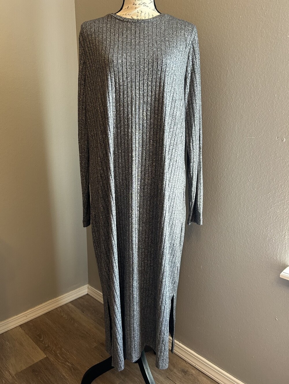 Old Navy XL Gray Maxi Sweater Dress